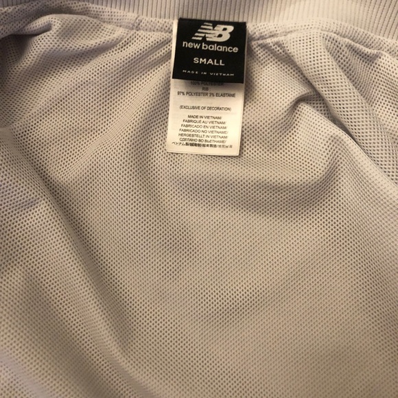 New Balance Light Grey and Powder Blue Zip Jacket, Size S - Picture 9 of 10